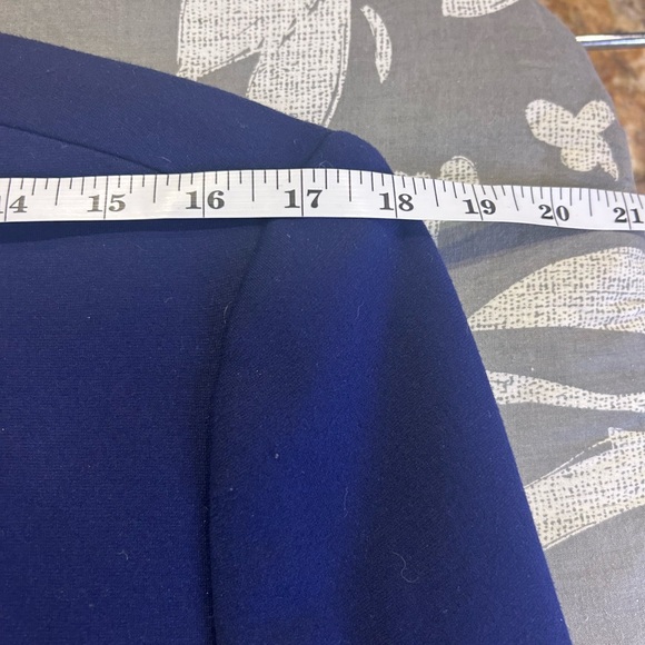 💙Anne Klein Navy Double-Breasted Blazer w/Pockets and Decorative Silver Buttons - Picture 11 of 17